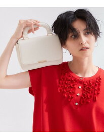 【マツコの知らない世界で紹介】2WAYメタルバーデザイン合皮ミニショルダーバッグ OPAQUE.CLIP オペークドットクリップ バッグ ショルダーバッグ ワインレッド ホワイト ブラック【送料無料】[Rakuten Fashion]