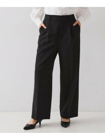 【SALE／44%OFF】《通勤セットアップ対応》 ワイドパンツダブルクロス【洗濯機OK】 OPAQUE.CLIP オペークドットクリップ パンツ その他のパンツ ベージュ ブラック ネイビー【RBA_E】【送料無料】[Rakuten Fashion]