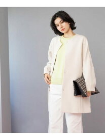 【SALE／40%OFF】フォルムスリーブミドルコート【洗濯機OK】 OPAQUE.CLIP オペークドットクリップ ジャケット・アウター その他のジャケット・アウター ブラック グリーン ホワイト【RBA_E】【送料無料】[Rakuten Fashion]