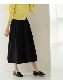 【SALE／60%OFF】シャンブレータフタタックフレアスカート【洗濯機OK】 OPAQUE.CLIP オペークドットクリップ スカート ロング・マキシスカート ブラック ブルー【RBA_E】[Rakuten Fashion]