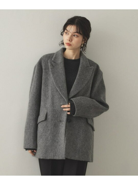 楽天市場】【SALE／30%OFF】《Oggi掲載》シャギーウール混 テーラード  