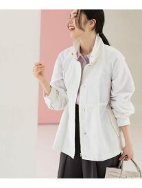 【SALE／50%OFF】撥水スタンドZIPブルゾン【洗濯機OK/UVケア/花粉対応】 OPAQUE.CLIP オペークドットクリップ ジャケット・アウター ブルゾン・ジャンパー ブラック ホワイト カーキグリーン【RBA_E】【送料無料】[Rakuten Fashion]