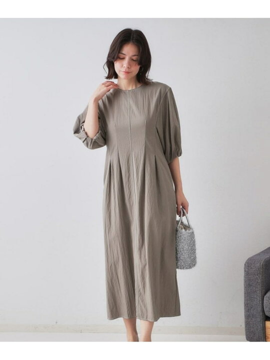 OPAQUE.CLIP / オペーク ドット クリップ バルーンスリーブマキシ丈ニットワンピース ⁄ オペーク ドット クリップ | ワンピースオペーク