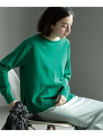 【SALE／50%OFF】ボートネックニット/エクストラファインメリノウール【THEシリーズ/洗濯機OK】 OPAQUE.CLIP オペークドットクリップ トップス ニット グリーン ブラック グレー ホワイト ブルー ブラウン パープル レッド【RBA_E】[Rakuten Fashion]