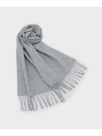 【SALE／50%OFF】ウール100%マフラー【12col/洗える】 OPAQUE.CLIP オペークドットクリップ ファッション雑貨 マフラー・ストール・ネックウォーマー グレー ブラック グリーン イエロー レッド ワインレッド ピンク ブルー ベージュ【RBA_E】[Rakuten Fashion]