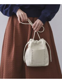 【SALE／30%OFF】素材アソートサイドドロストミニショルダーバッグ【長さ調整可能】 OPAQUE.CLIP オペークドットクリップ バッグ ショルダーバッグ ブラック ホワイト ブラウン【RBA_E】[Rakuten Fashion]