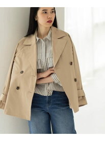【SALE／50%OFF】ミドルトレンチコート【洗濯機OK】 OPAQUE.CLIP オペークドットクリップ ジャケット・アウター トレンチコート ネイビー ベージュ【RBA_E】【送料無料】[Rakuten Fashion]
