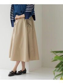【SALE／60%OFF】ポケットデザインフレアスカート【洗濯機OK】 OPAQUE.CLIP オペークドットクリップ スカート ロング・マキシスカート ブラック ベージュ【RBA_E】[Rakuten Fashion]