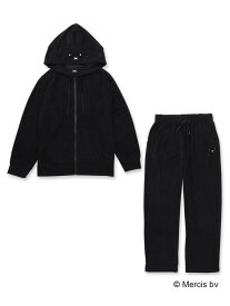 【SALE／20%OFF】◆【miffy】パイルルームセットアップ OPAQUE.CLIP オペークドットクリップ インナー・ルームウェア パジャマ ブラック ブルー グレー【RBA_E】【送料無料】[Rakuten Fashion]
