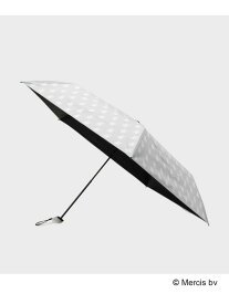 ◆【miffy】総柄プリントデザイン晴雨兼用軽量折りたたみ傘 OPAQUE.CLIP オペークドットクリップ ファッション雑貨 折りたたみ傘 ブラック ベージュ【送料無料】[Rakuten Fashion]