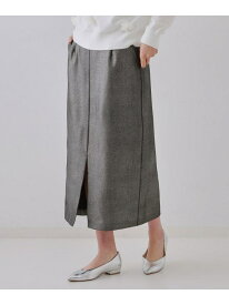 【SALE／60%OFF】ラメナロースカート【洗濯機洗い可】 OPAQUE.CLIP オペークドットクリップ スカート ロング・マキシスカート ベージュ ブラック【RBA_E】[Rakuten Fashion]