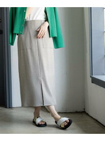 【SALE／40%OFF】ストレッチダブルポケットタイトスカート【洗える】 OPAQUE.CLIP オペークドットクリップ スカート ロング・マキシスカート グレー ブラック ブラウン ベージュ【RBA_E】[Rakuten Fashion]