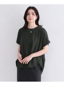 【SALE／55%OFF】【UV/吸水速乾】リラクシードルマントップス/セットアップ対応可《洗濯機OK》 OPAQUE.CLIP オペークドットクリップ トップス カットソー・Tシャツ ブラック グレー ブラウン イエロー【RBA_E】[Rakuten Fashion]
