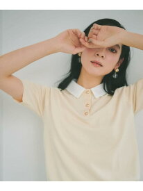 【SALE／55%OFF】2WAY衿付きニット【洗濯機OK】 OPAQUE.CLIP オペークドットクリップ トップス ニット ネイビー グレー ホワイト【RBA_E】[Rakuten Fashion]