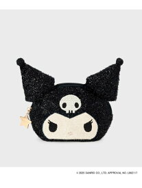 【SALE／20%OFF】◆【クロミ】フェイス型キラキラシェルポーチ OPAQUE.CLIP オペークドットクリップ 財布・ポーチ・ケース ポーチ ネイビー ブラウン パープル ブラック カーキグリーン【RBA_E】[Rakuten Fashion]