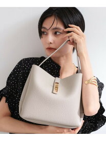 【軽量/2WAY】ひねりパーツミドルトートバッグ OPAQUE.CLIP オペークドットクリップ バッグ トートバッグ ブラック【送料無料】[Rakuten Fashion]