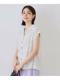 【SALE／40%OFF】幾何柄プリントシャツ/セットアップ対応【洗える】 OPAQUE.CLIP オペークドットクリップ トップス シャツ・ブラウス ネイビー ブラック ホワイト【RBA_E】[Rakuten Fashion]