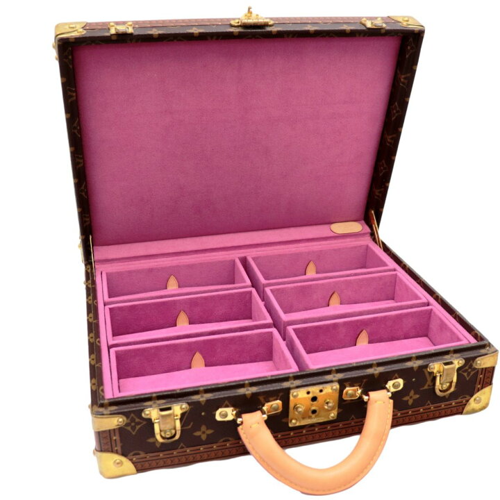 楽天市場】美品 ルイヴィトン モノグラム トランク ジュエリーボックス 