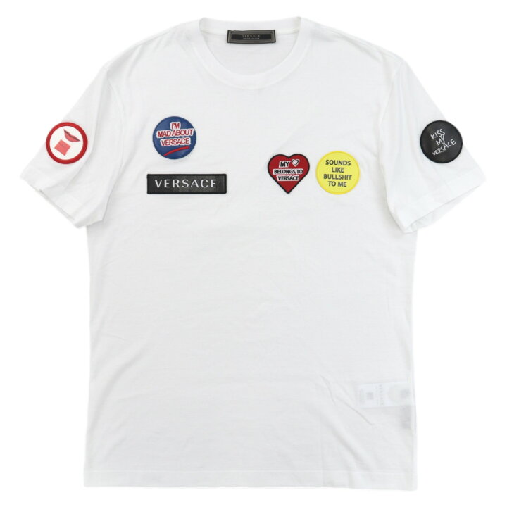 楽天市場】美品 ヴェルサーチ 19年製 ワッペン装飾 半袖Tシャツ 