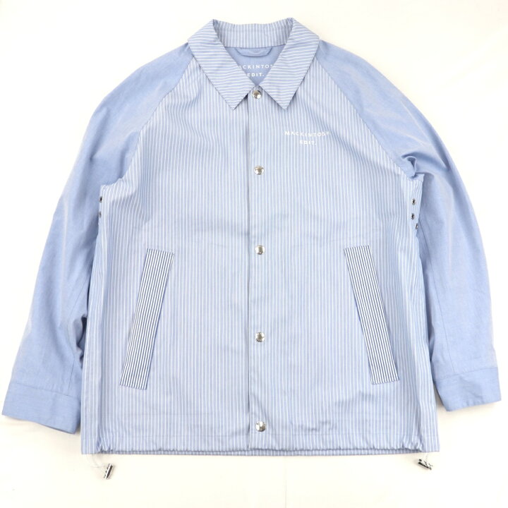 楽天市場】美品 マッキントッシュ EDIT. ストライプ コーチジャケット 