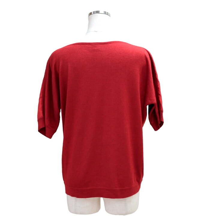 楽天市場】美品 エルメス J.METZ Les Sangles シルク切替半袖ニット 