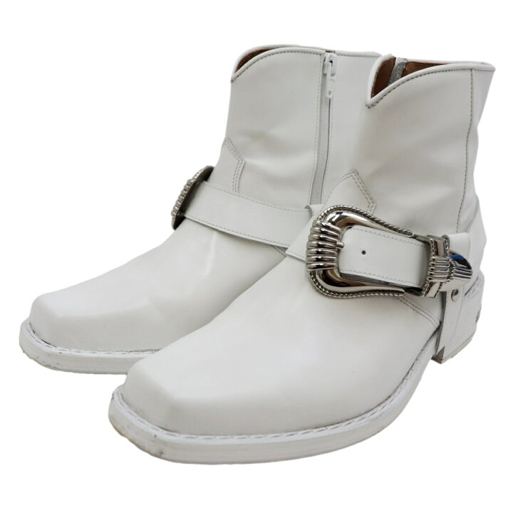 楽天市場】美品 トーガプルラ WHITE POLIDO ウエスタン ブーツ 