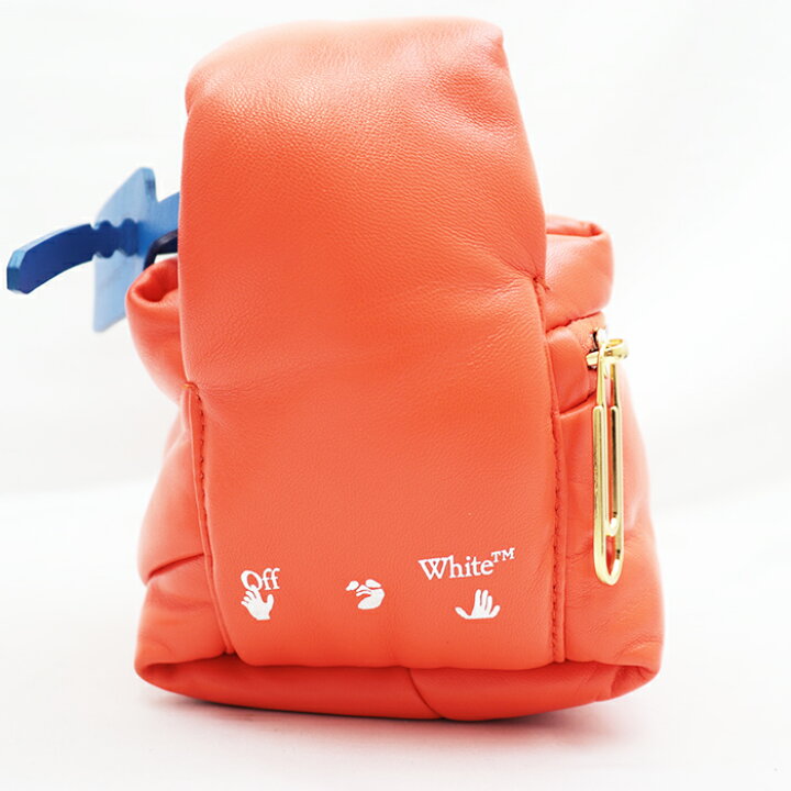 楽天市場】美品 オフホワイト ポンプ ポーチ 2way ショルダーバッグ 