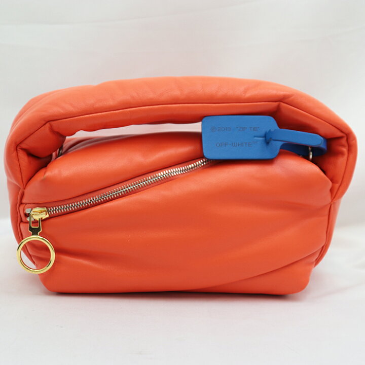 楽天市場】美品 オフホワイト ポンプ ポーチ 2way ショルダーバッグ 