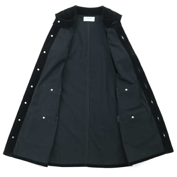 楽天市場】【美品】セリーヌ ベロアノースリーブワンピース マカダム金 