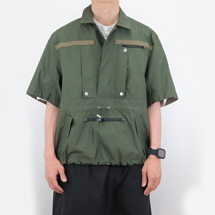 楽天市場】【美品】サカイ 22年 22-02726M Cotton Weather Shirt プル 