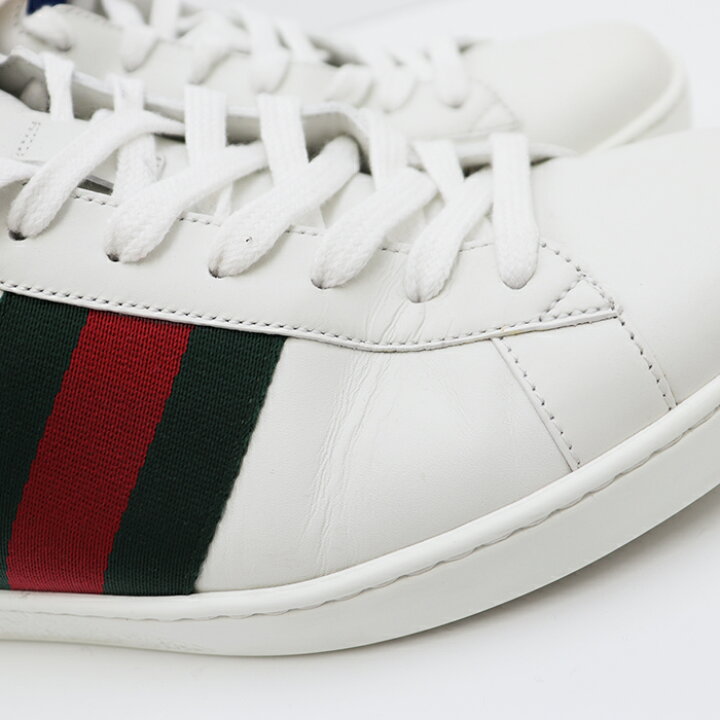 楽天市場】【美品】グッチ 523472 ACE stripe high-top sneaker エース 