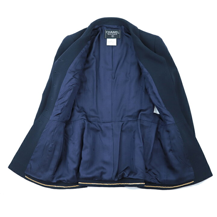 楽天市場】【美品】 シャネル 96A P08506 ウール セットアップ 