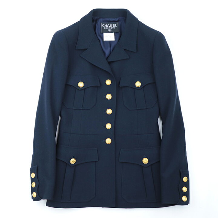 楽天市場】【美品】 シャネル 96A P08506 ウール セットアップ 
