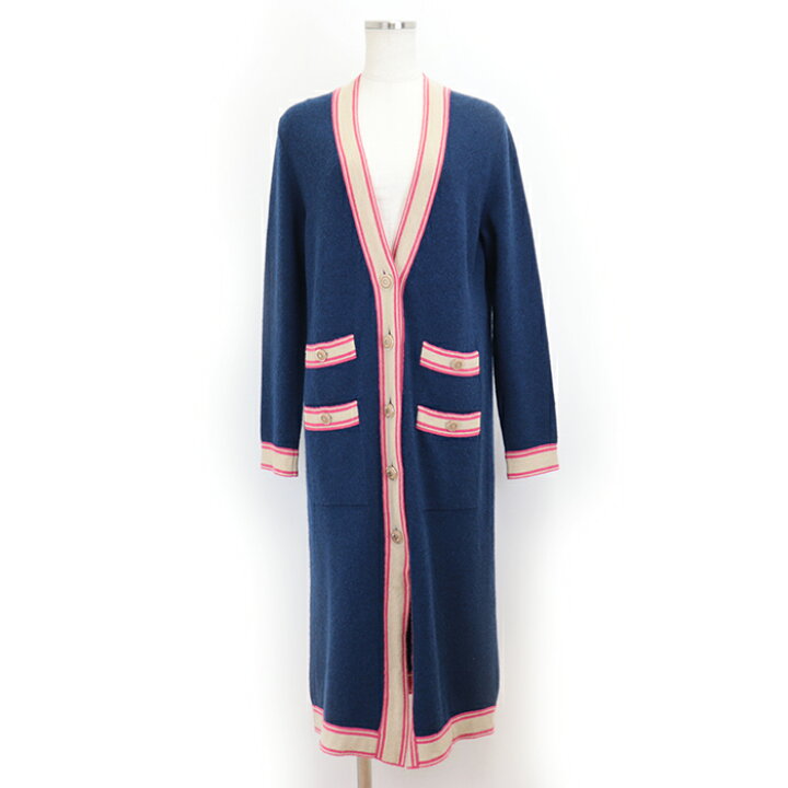 楽天市場】【新品同様】シャネル P62918 カシミヤ 100％ ニット ロング 