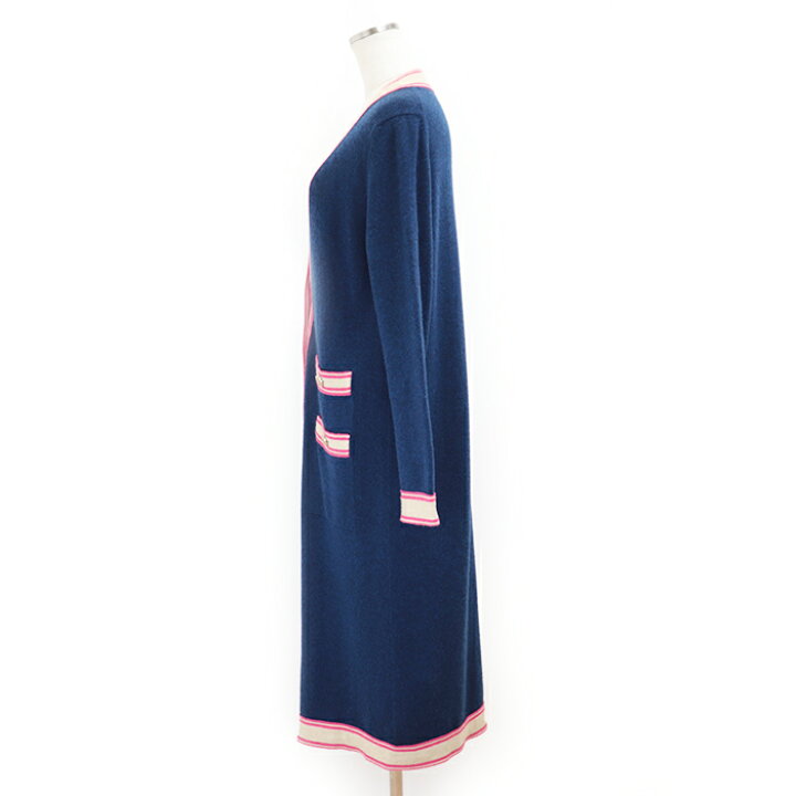 楽天市場】【新品同様】シャネル P62918 カシミヤ 100％ ニット ロング 
