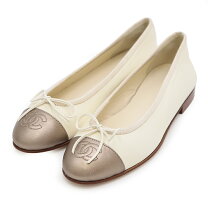 ☆美品☆ CHANEL 34 1/2 バイカラー パンプスシャネル