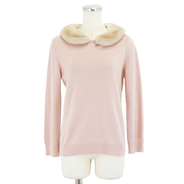 楽天市場】【美品】フォクシー ミンクファー 取外可 2WAY カシミヤ 