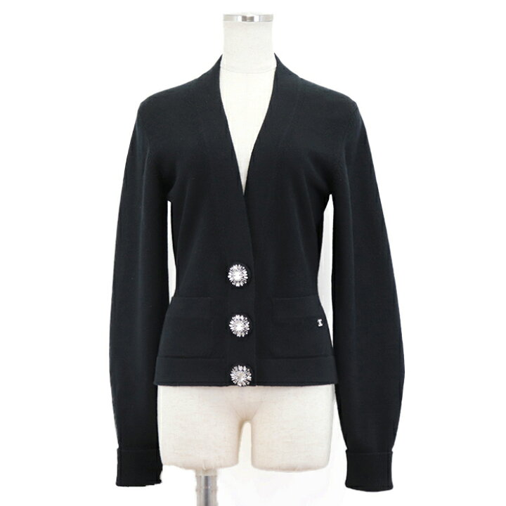 楽天市場】【極美品】シャネル P72973 カシミヤ ニット ビジュー 