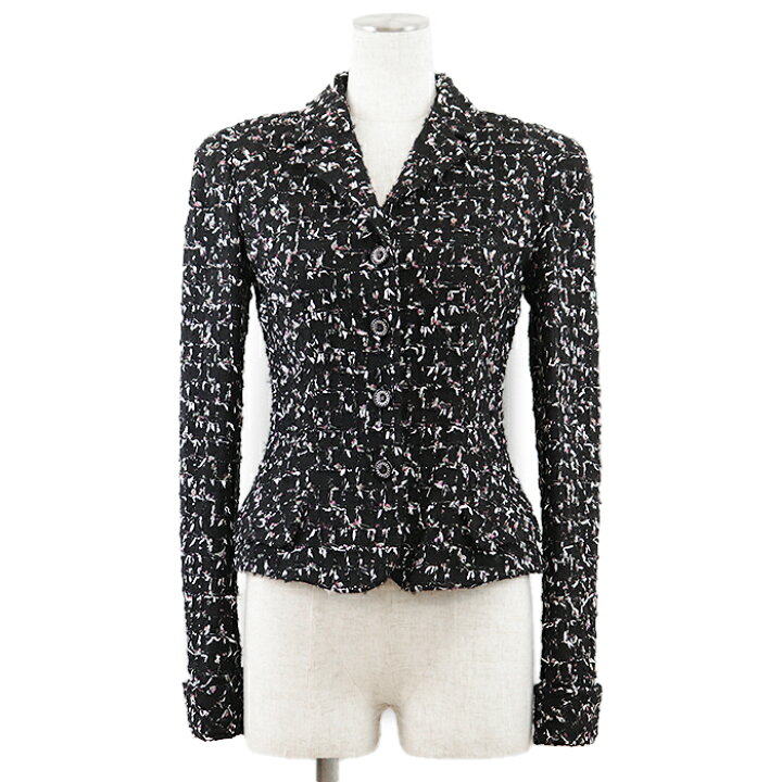 楽天市場】【極美品】CHANEL シャネル ジャケット ツイード 06A P29551 