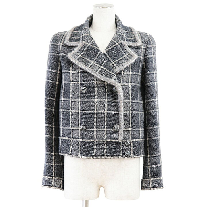 楽天市場】【美品】CHANEL シャネル ジャケット ニット P73124 2022AW  