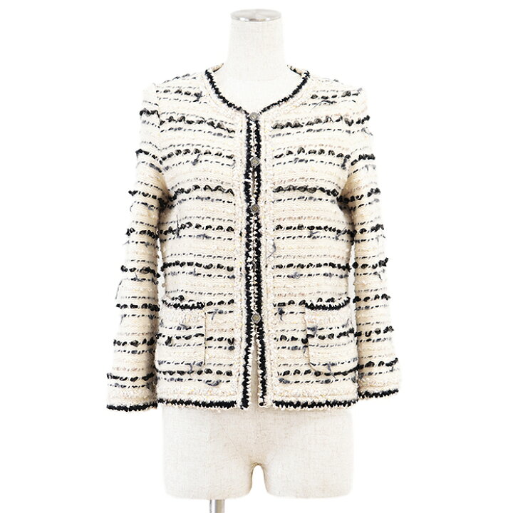 楽天市場】【極美品】CHANEL シャネル ジャケット 05A P26658 ニット 