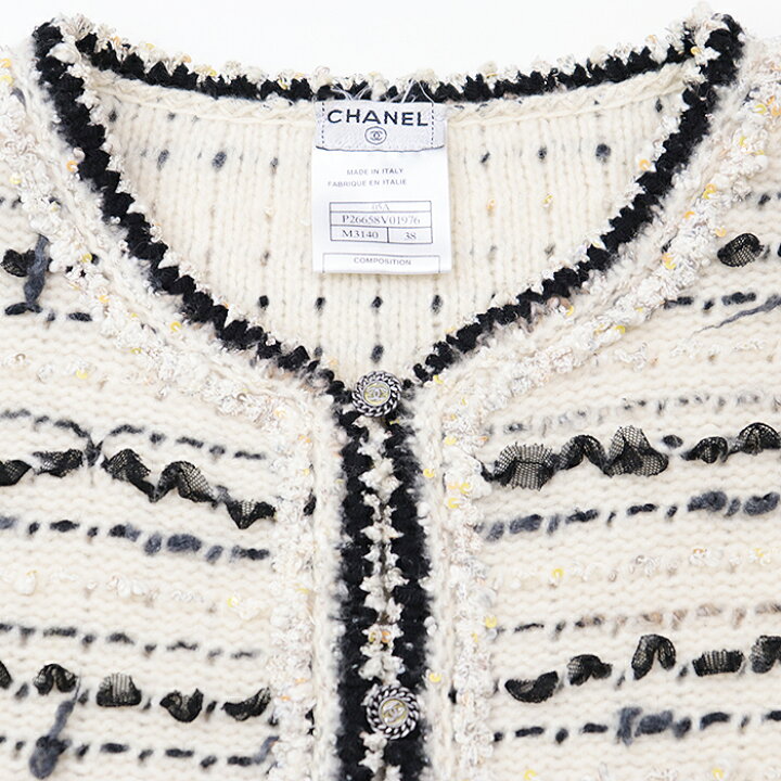 楽天市場】【極美品】CHANEL シャネル ジャケット 05A P26658 ニット 