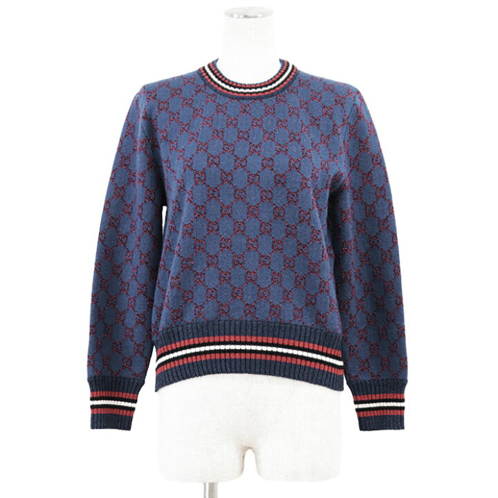 楽天市場】【極美品】GUCCI グッチ セーター ニット GG ロゴ 