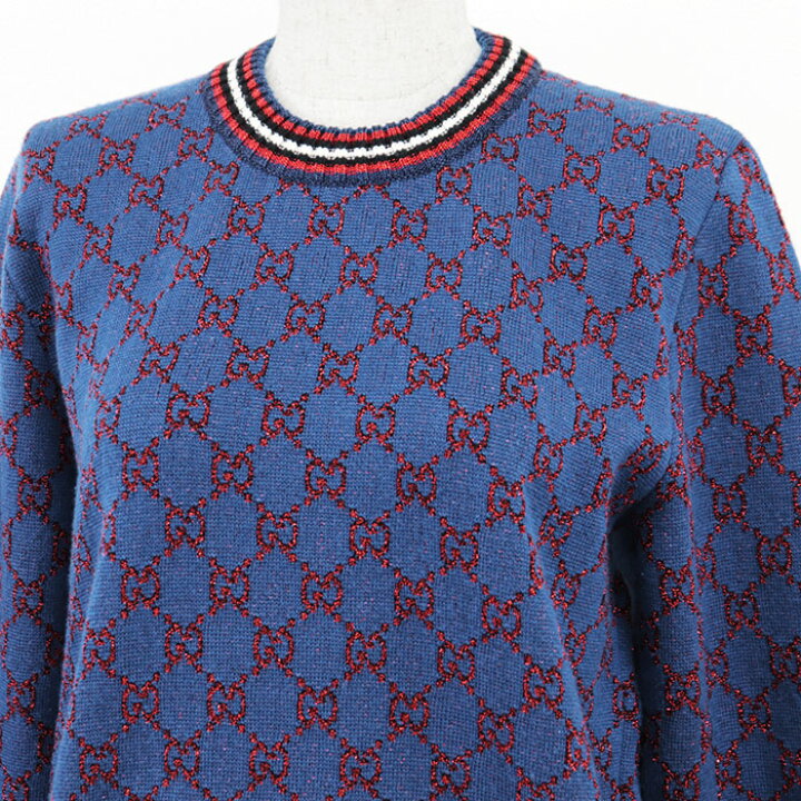 楽天市場】【極美品】GUCCI グッチ セーター ニット GG ロゴ 