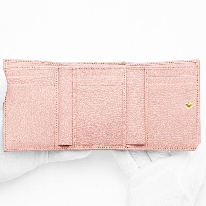 楽天市場】【美品】GUCCI グッチ 三つ折り財布 レザー コンパクト  