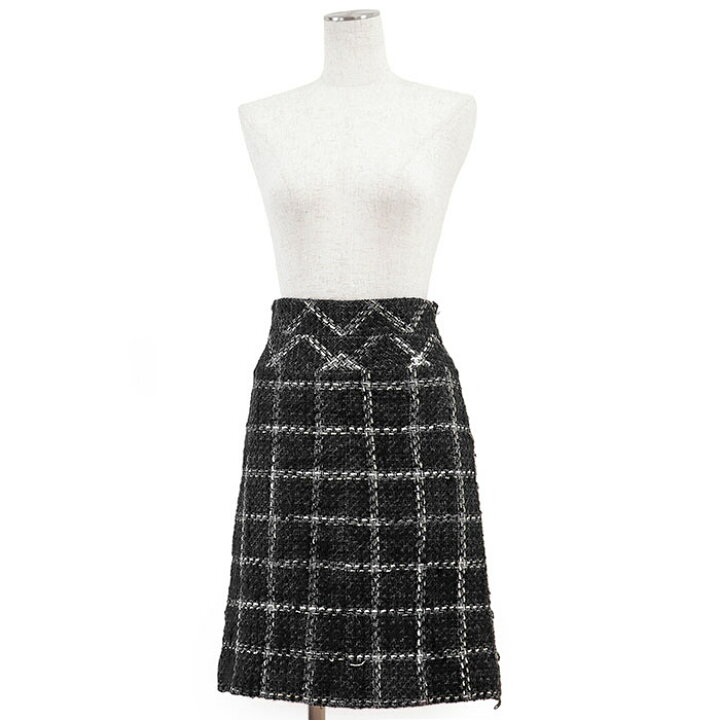 楽天市場】【SALE】CHANEL シャネル スカート ウール ツイード 06A  