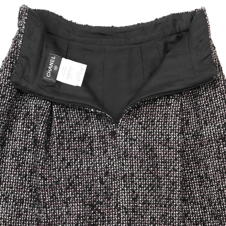 楽天市場】【美品】CHANEL シャネル ツイードスカート P44259 ロゴ  