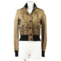楽天市場】レザー ジャケット（ブランドグッチ）（レディース 