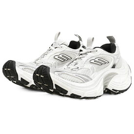 BALENCIAGA バレンシアガ 10XLスニーカー シグネチャー ロゴ テクニカルファブリック × メッシュ × ラバー ビッグシルエット 厚底 シューズ 箱/袋付属 メンズ サイズ 28.5 グレー系 灰色【中古】