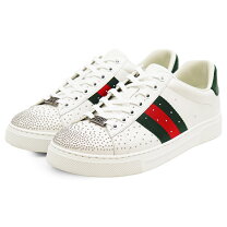 楽天市場】gucci ストライプ レザー スニーカーの通販